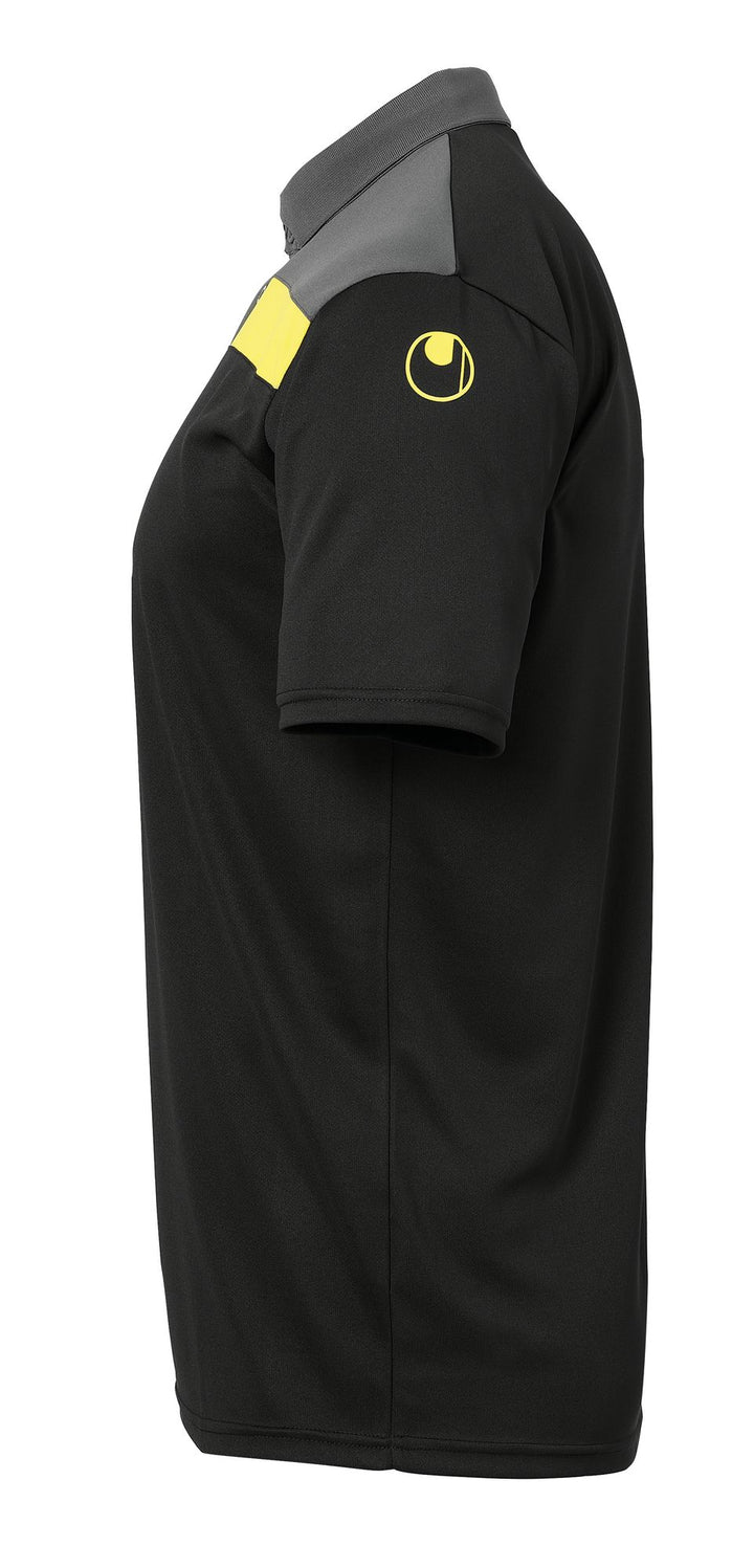 Uhlsport Offense 23 Polo Shirt - schwarz/anthra/limonengel