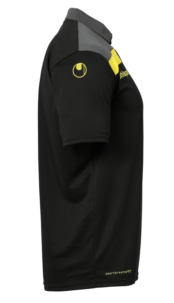 Uhlsport Offense 23 Polo Shirt - schwarz/anthra/limonengel
