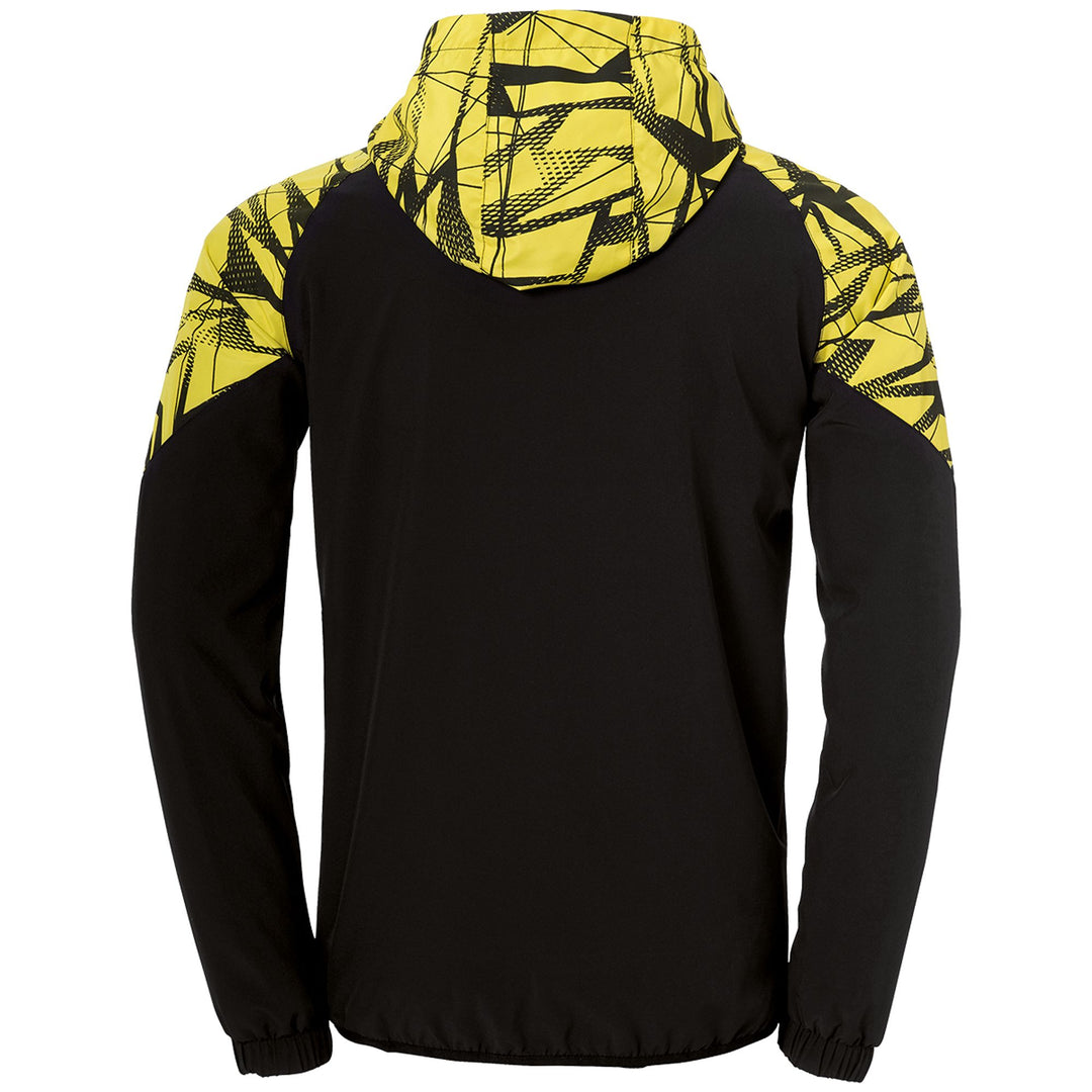 Uhlsport Goal 25 Evo Woven Hood Jacket - schwarz/limonengelb