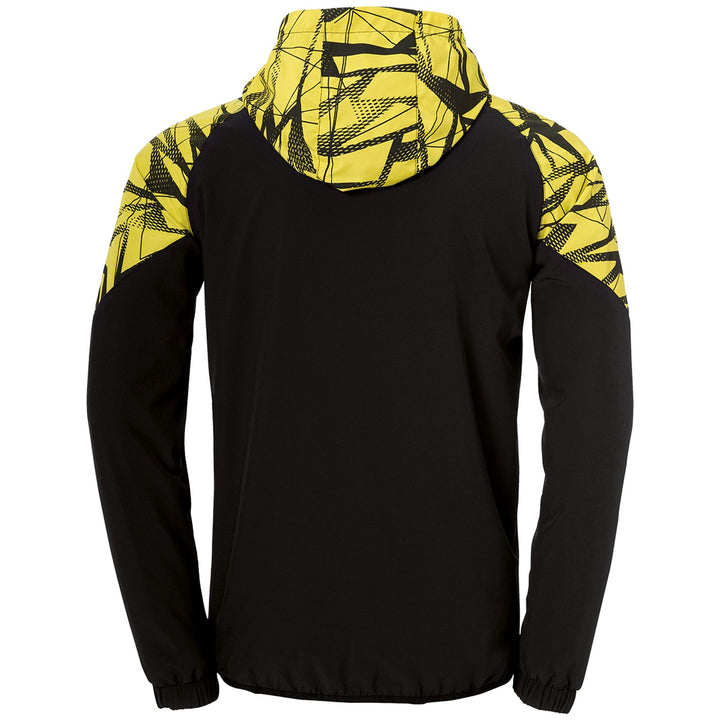 Uhlsport Goal 25 Evo Woven Hood Jacket - schwarz/limonengelb