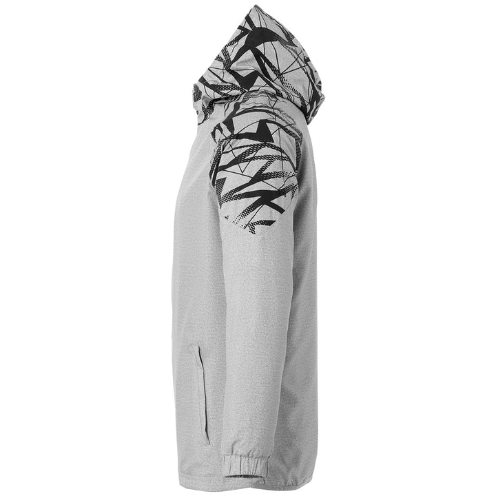 Uhlsport Goal 25 Evo Woven Hood Jacket - dark grau melange/schwarz