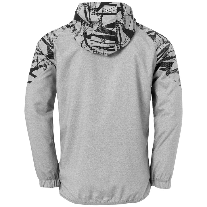 Uhlsport Goal 25 Evo Woven Hood Jacket - dark grau melange/schwarz