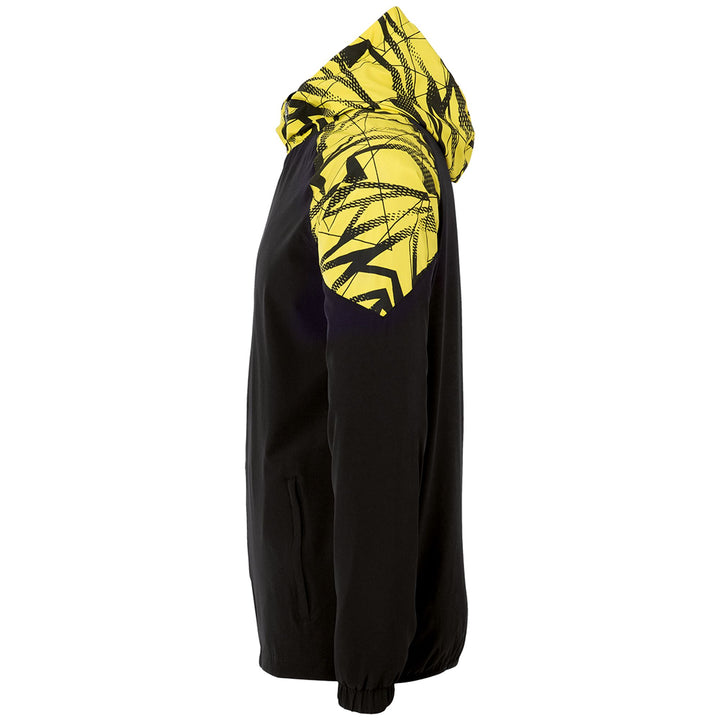 Uhlsport Goal 25 Evo Woven Hood Jacket - schwarz/limonengelb