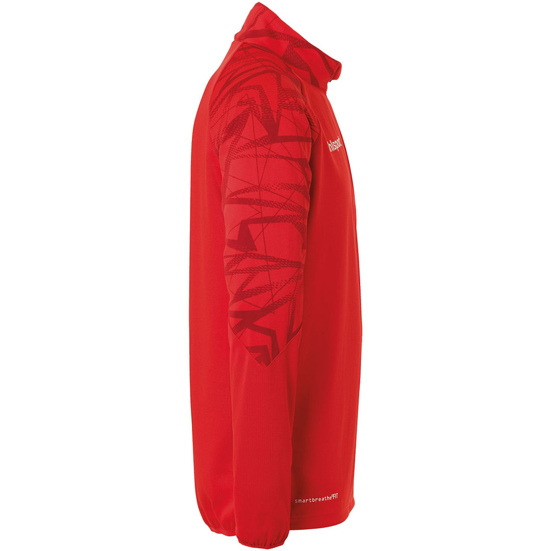 Uhlsport Goal 25 1/4 Zip Top - rot/weiß