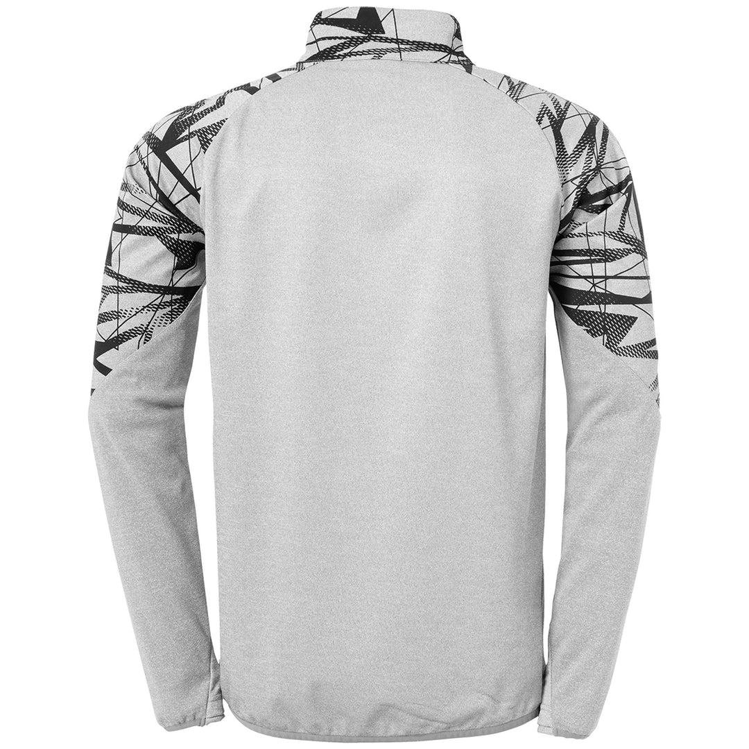 Uhlsport Goal 25 1/4 Zip Top - dark grau melange/schwarz