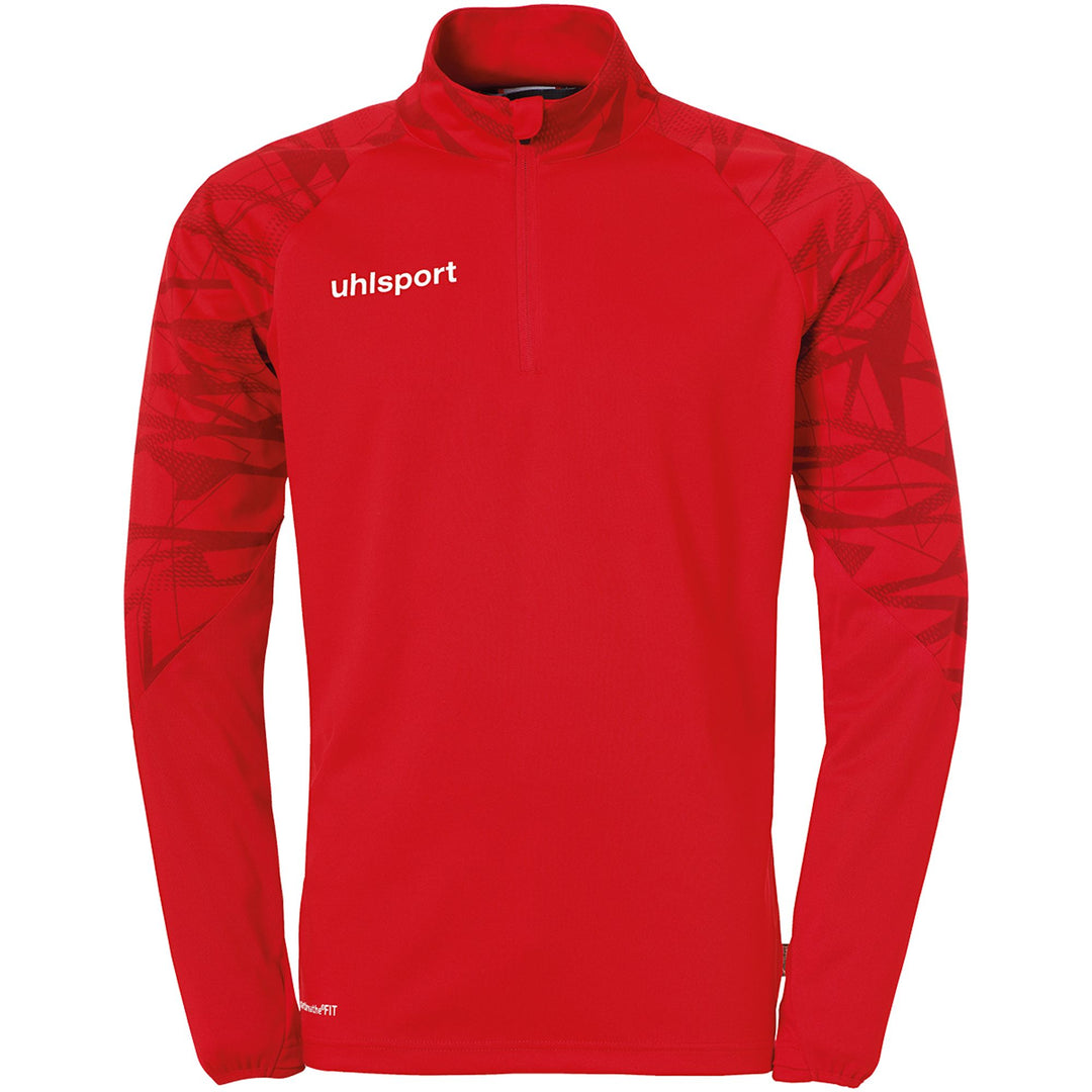 Uhlsport Goal 25 1/4 Zip Top - rot/weiß