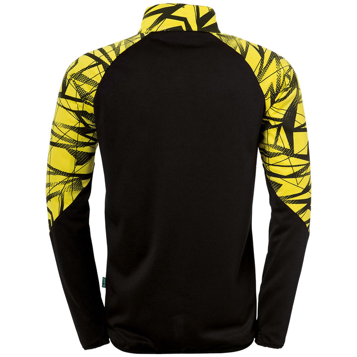 Uhlsport Goal 25 1/4 Zip Top - schwarz/limonengelb