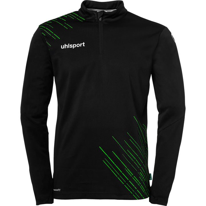 Uhlsport SCORE 26 1/4 ZIP TOP - schwarz/fluo grün