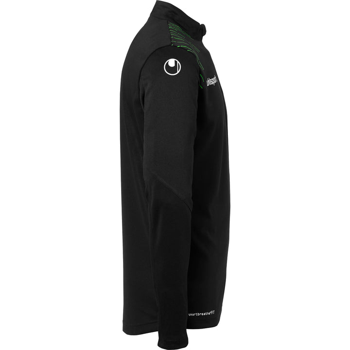Uhlsport SCORE 26 1/4 ZIP TOP - schwarz/fluo grün