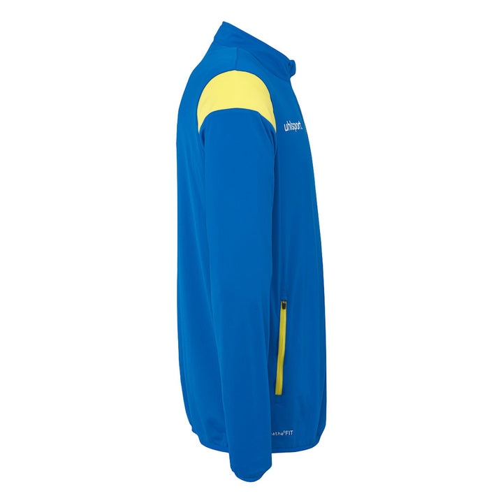 Uhlsport Squad 27 Classic Jacke - azurblau/limonengelb