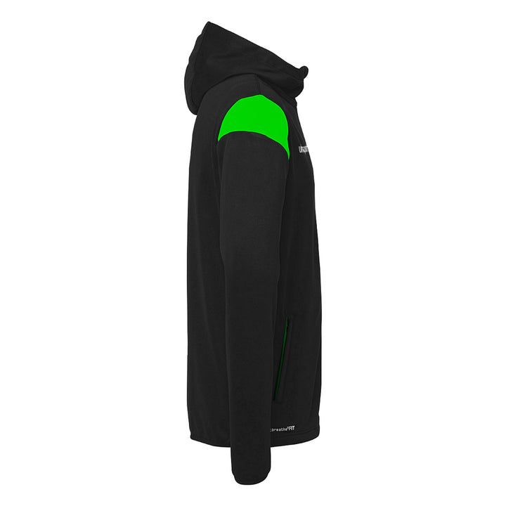 Uhlsport Squad 27 Track Hood Jacke - schwarz/fluo grün