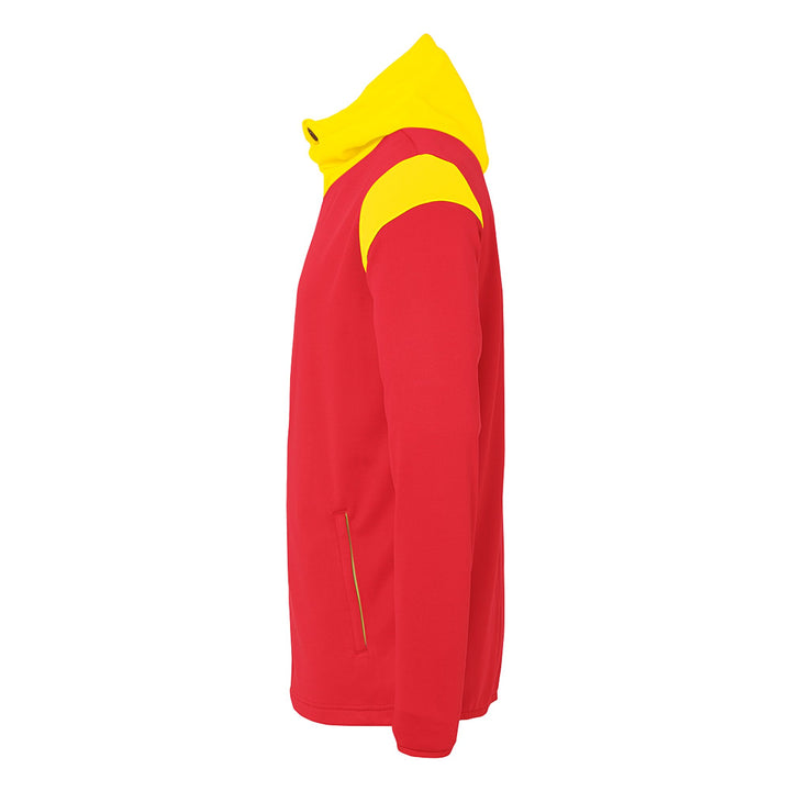 Uhlsport Squad 27 Track Hood Jacke - rot/limonengelb