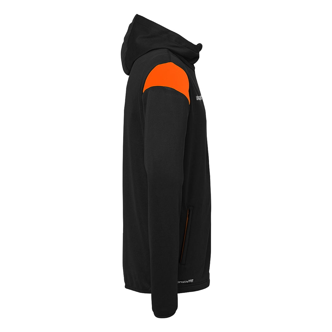Uhlsport Squad 27 Track Hood Jacke - schwarz/fluo orange