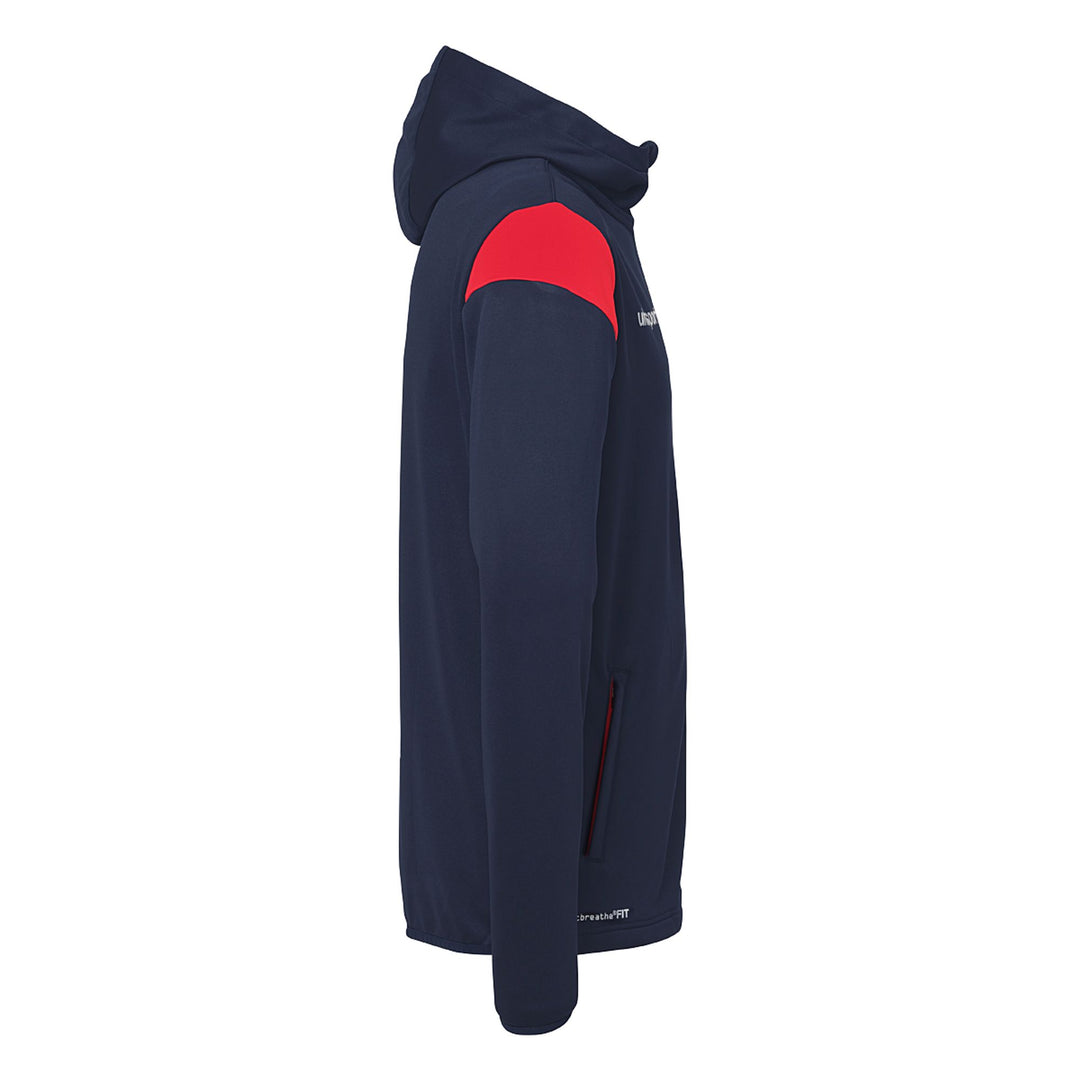 Uhlsport Squad 27 Track Hood Jacke - marine/rot