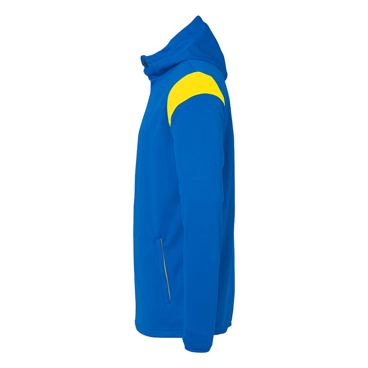 Uhlsport Squad 27 Track Hood Jacke - azurblau/limonengelb
