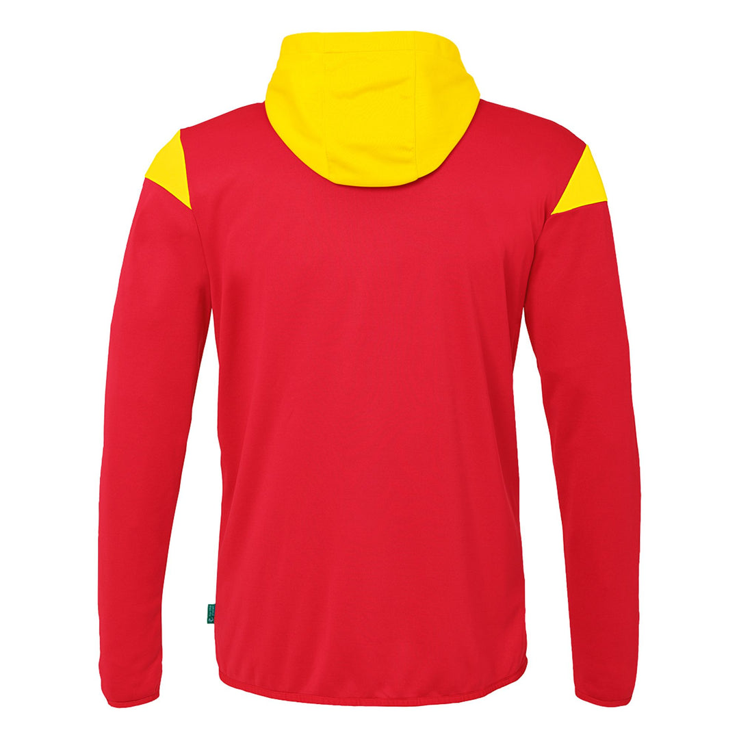 Uhlsport Squad 27 Track Hood Jacke - rot/limonengelb