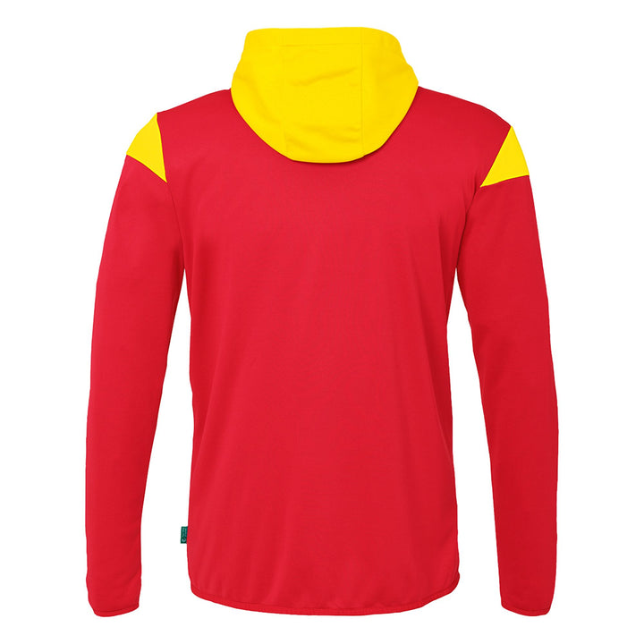 Uhlsport Squad 27 Track Hood Jacke - rot/limonengelb