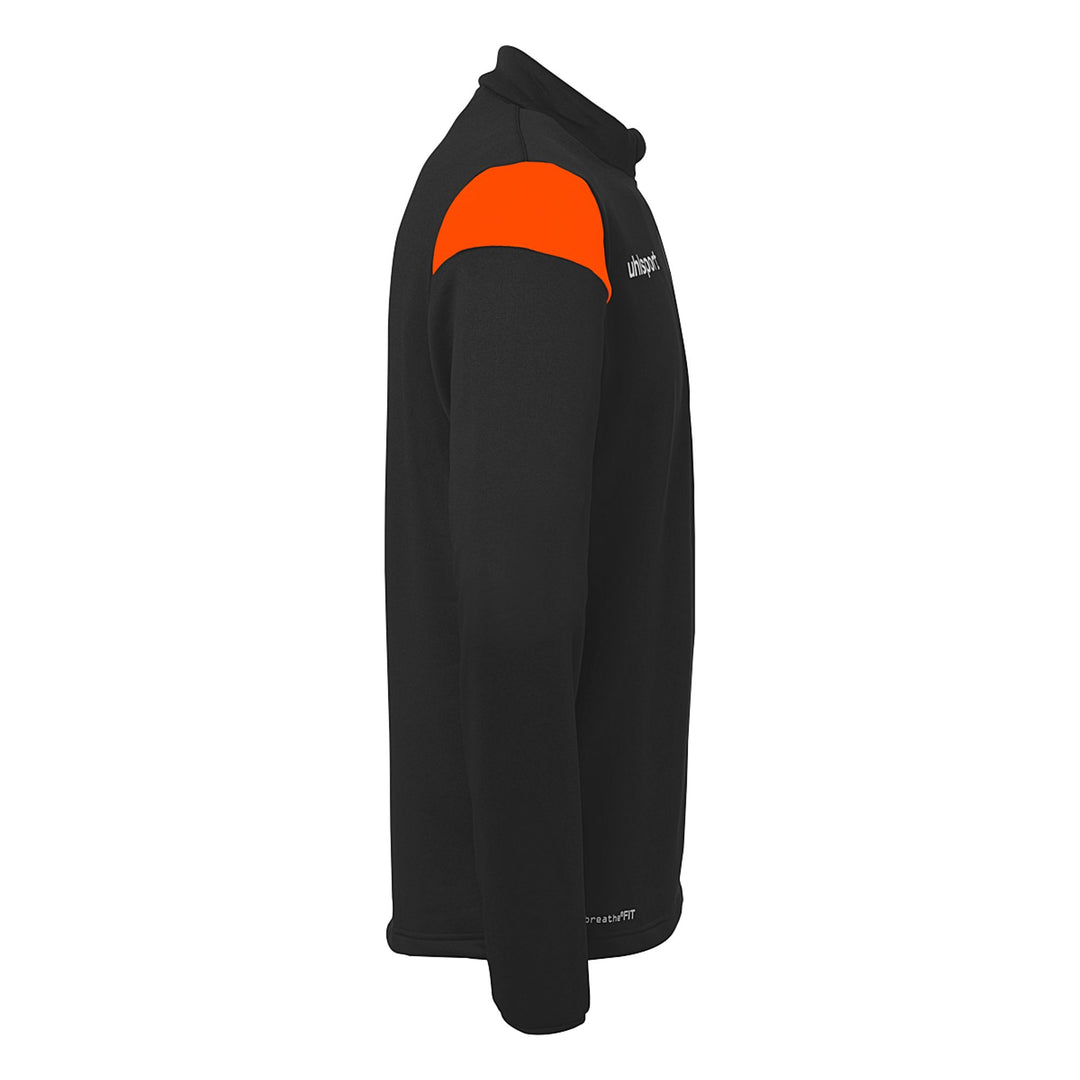 Uhlsport Squad 27 1/4 Zip Top - schwarz/fluo orange