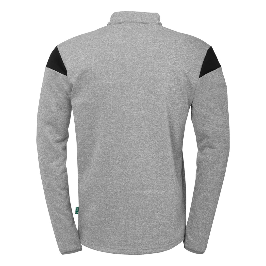 Uhlsport Squad 27 1/4 Zip Top - dark grau melange/schwarz