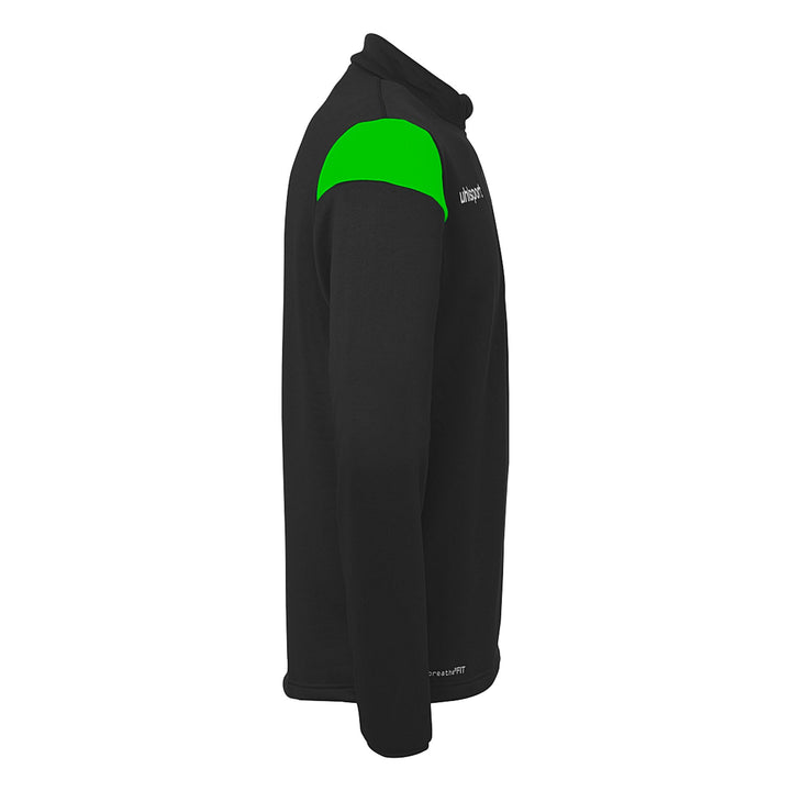 Uhlsport Squad 27 1/4 Zip Top - schwarz/fluo grün