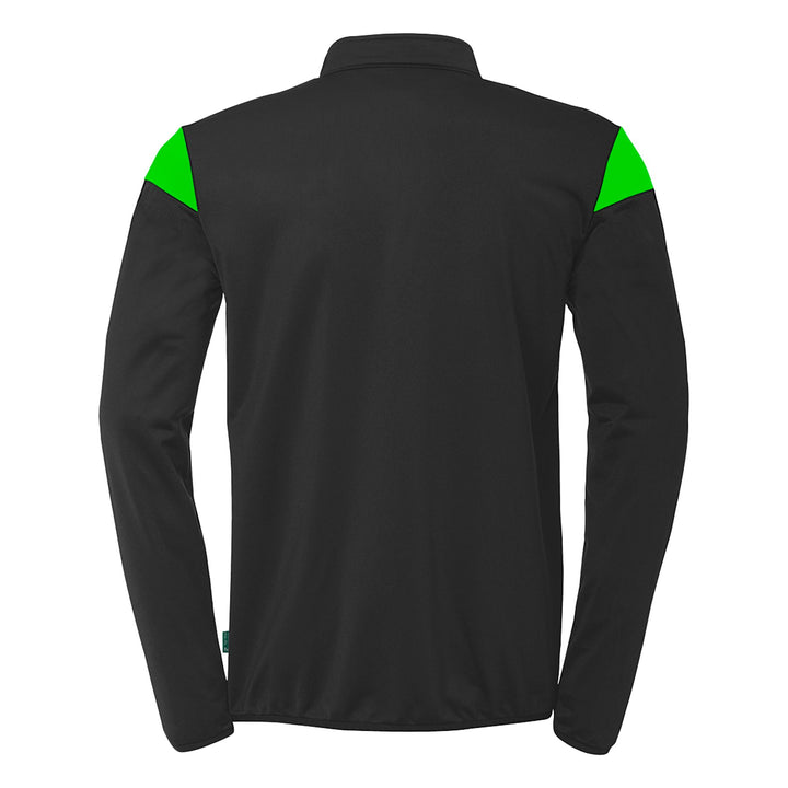 Uhlsport Squad 27 1/4 Zip Top - schwarz/fluo grün