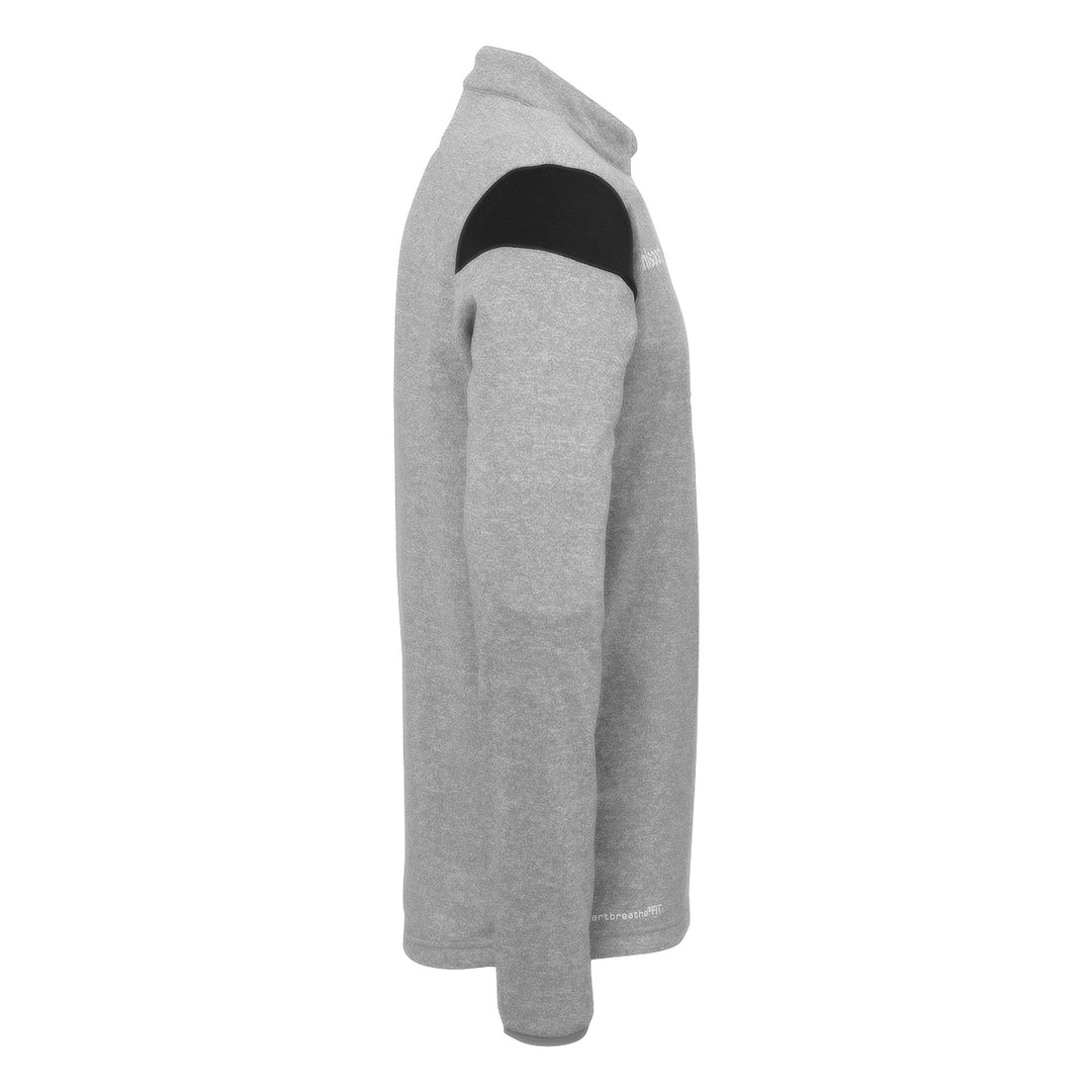 Uhlsport Squad 27 1/4 Zip Top - dark grau melange/schwarz