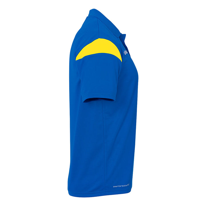 Uhlsport Squad 27 Polo Shirt - azurblau/limonengelb