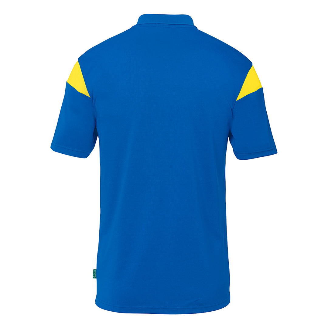 Uhlsport Squad 27 Polo Shirt - azurblau/limonengelb