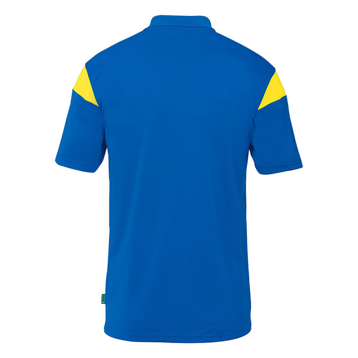 Uhlsport Squad 27 Polo Shirt - azurblau/limonengelb