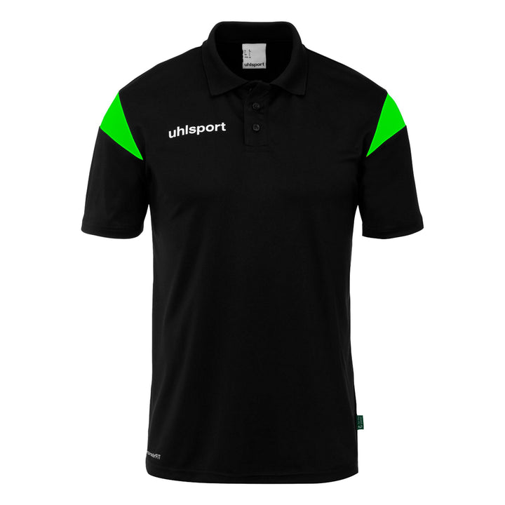 Uhlsport Squad 27 Polo Shirt - schwarz/fluo grün