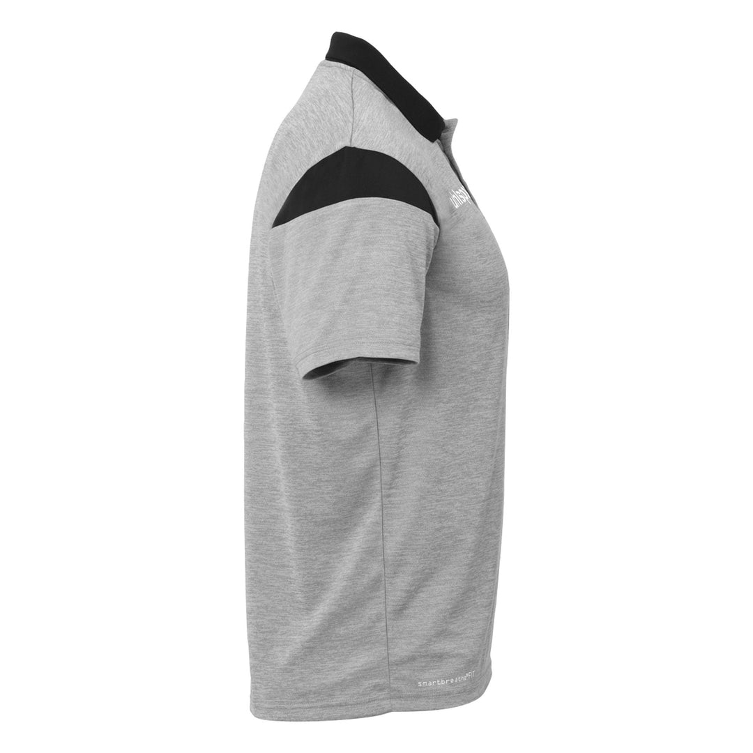 Uhlsport Squad 27 Polo Shirt - dark grau melange/schwarz
