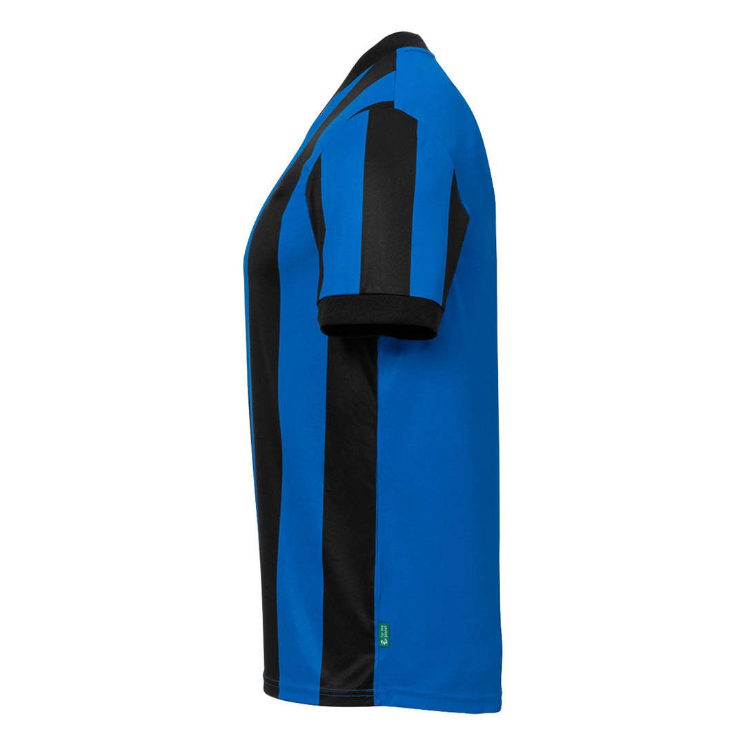 Uhlsport Retro Stripe Shirt Kurzarm - schwarz/azurblau