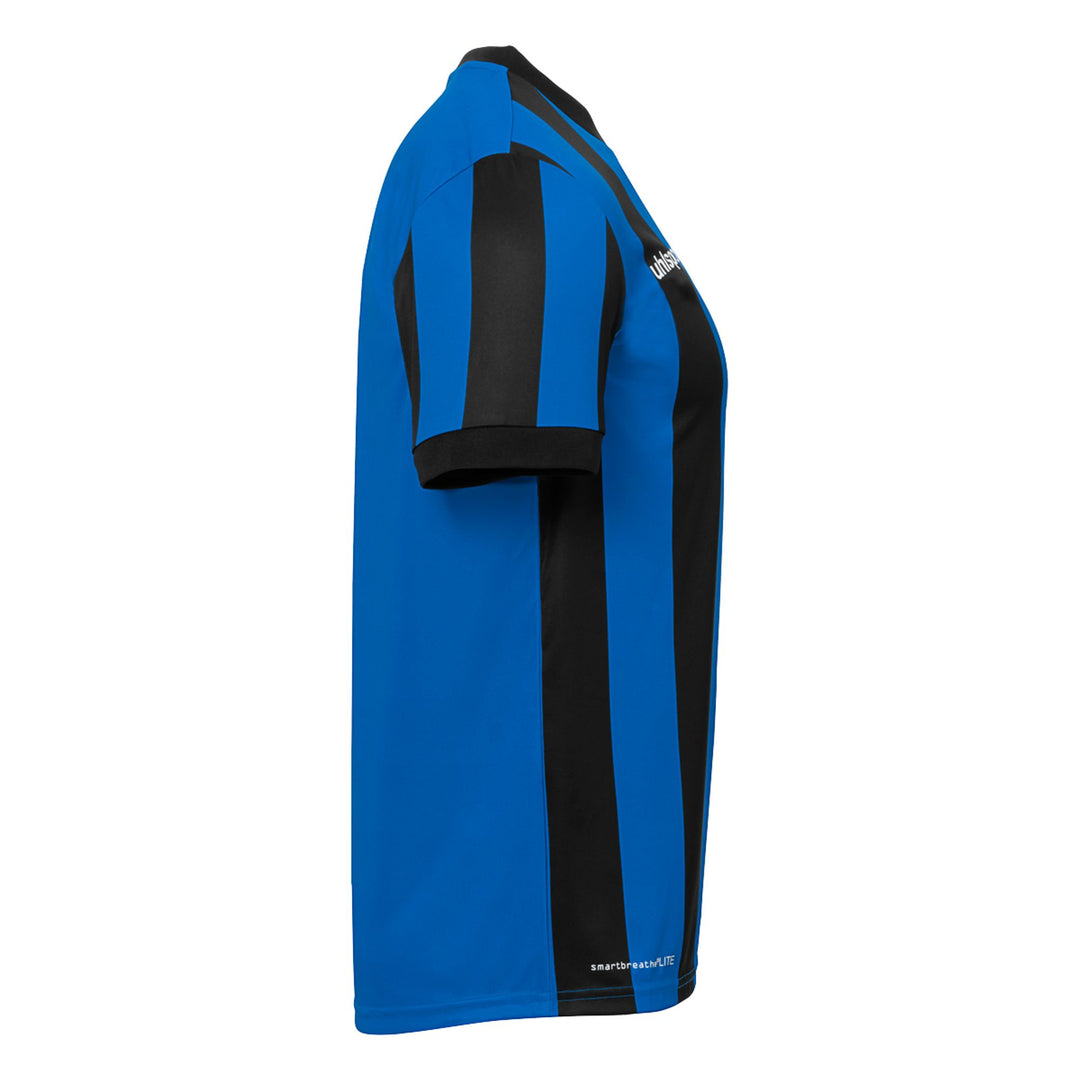 Uhlsport Retro Stripe Shirt Kurzarm - schwarz/azurblau