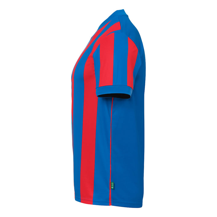 Uhlsport Retro Stripe Shirt Kurzarm - azurblau/rot