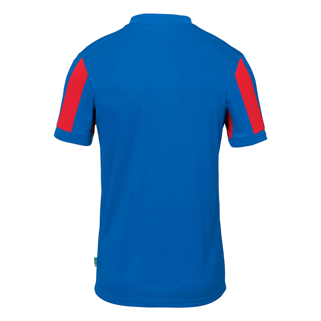 Uhlsport Retro Stripe Shirt Kurzarm - azurblau/rot
