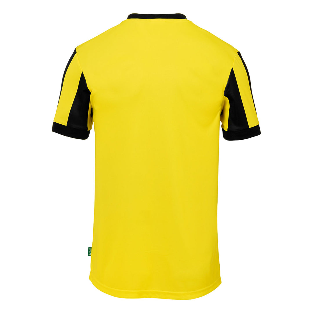 Uhlsport Retro Stripe Shirt Kurzarm - schwarz/limonengelb