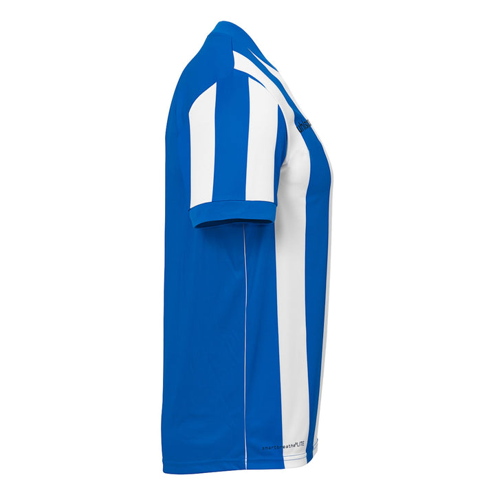 Uhlsport Retro Stripe Shirt Kurzarm - azurblau/weiß
