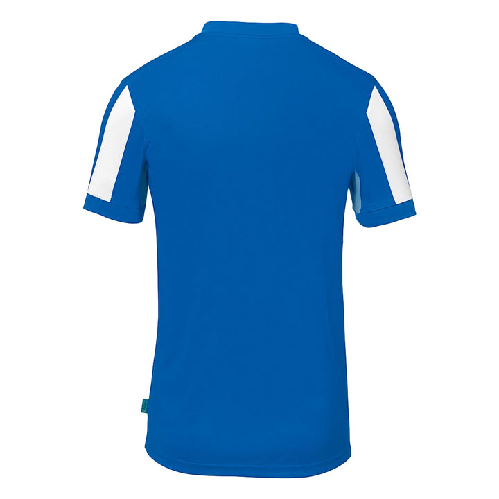 Uhlsport Retro Stripe Shirt Kurzarm - azurblau/weiß
