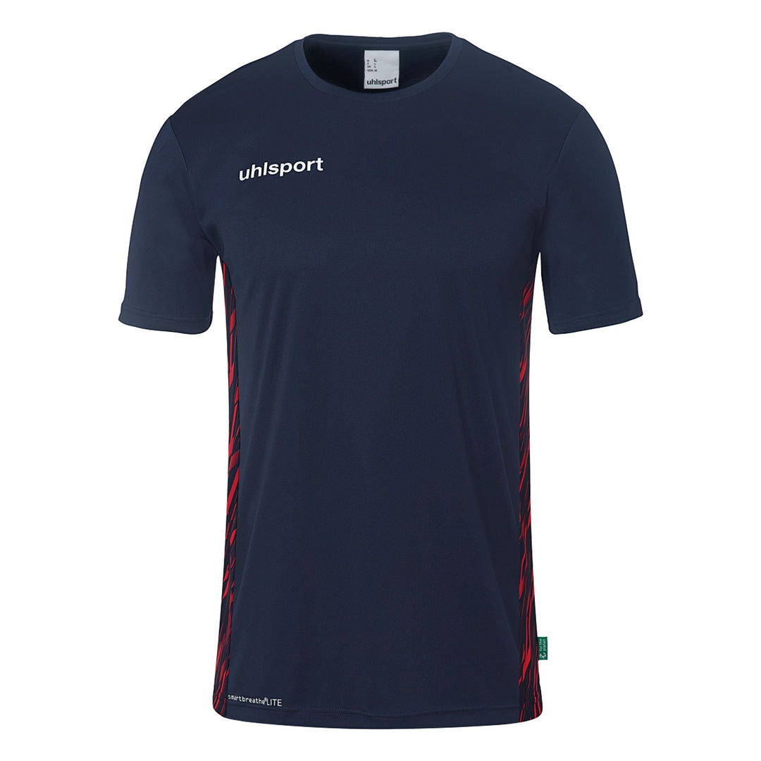 Uhlsport Progressive 28 Poly Shirt Kurzarm - marine/rot