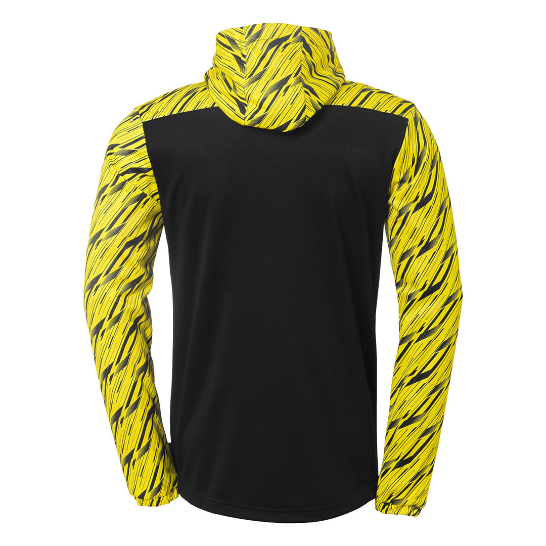 Uhlsport Progressive 28 Multi Hood Jacke - schwarz/limonengelb