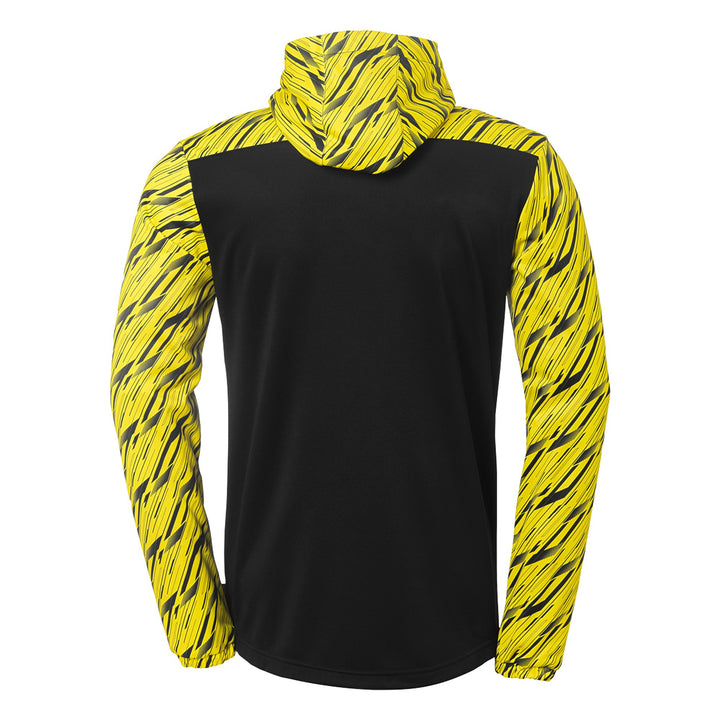 Uhlsport Progressive 28 Multi Hood Jacke - schwarz/limonengelb