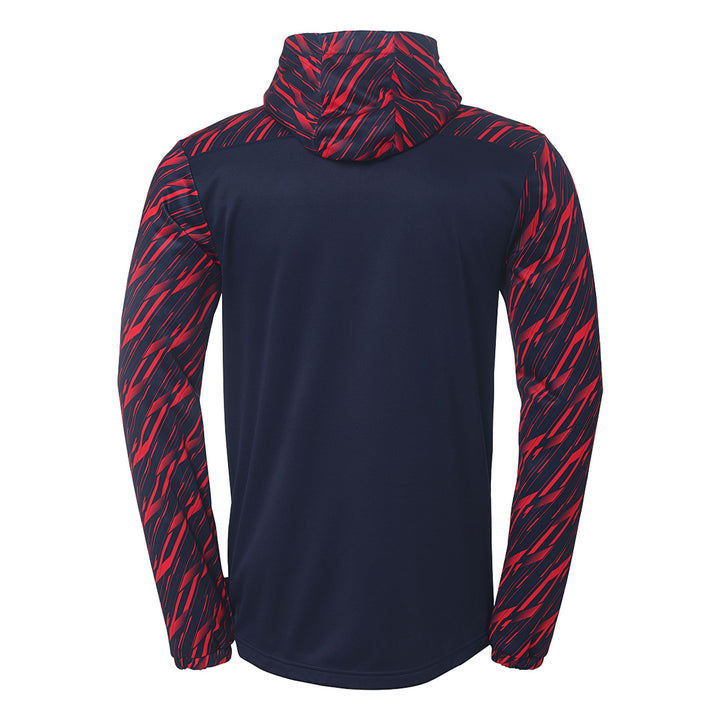 Uhlsport Progressive 28 Multi Hood Jacke - marine/rot