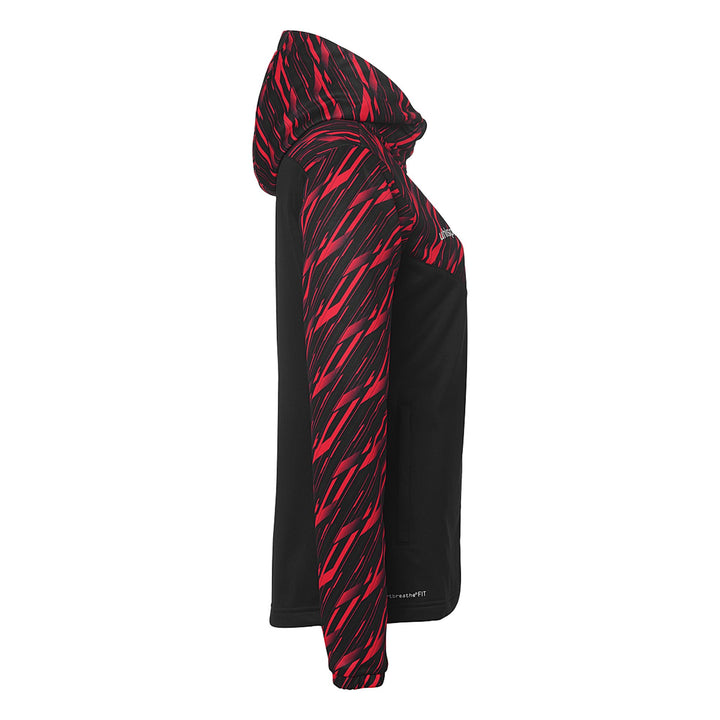 Uhlsport Progressive 28 Multi Hood Jacke Damen - schwarz/rot