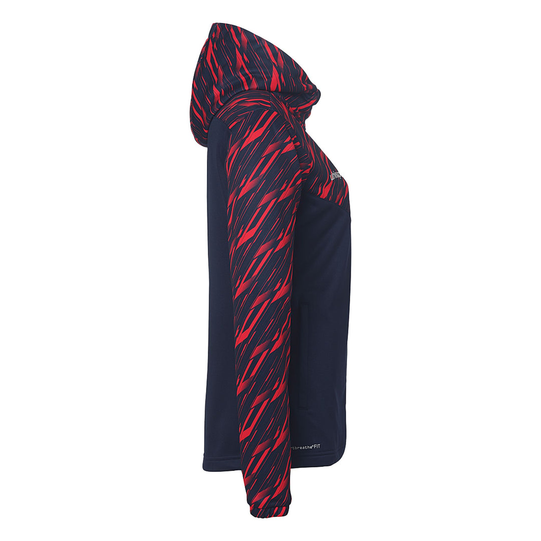 Uhlsport Progressive 28 Multi Hood Jacke Damen - marine/rot