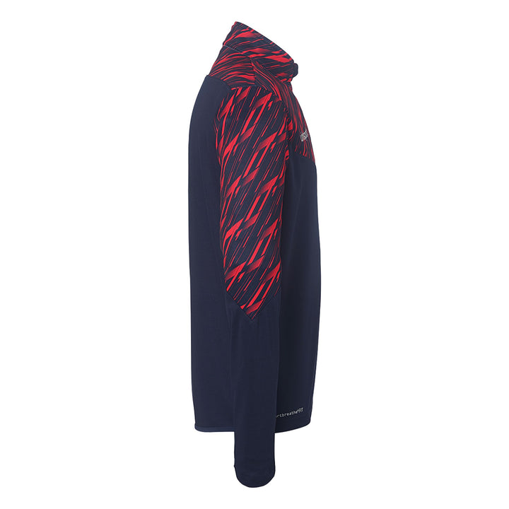 Uhlsport Progressive 28 1/4 Zip Top - marine/rot