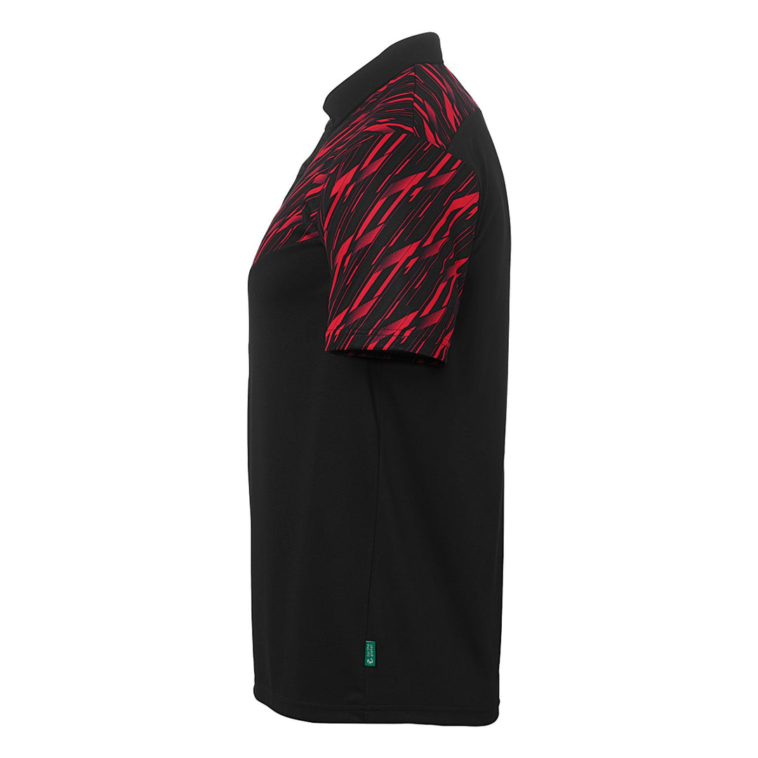 Uhlsport Progressive 28 Polo Shirt - schwarz/rot