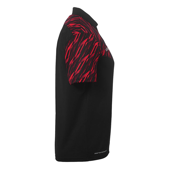 Uhlsport Progressive 28 Polo Shirt - schwarz/rot