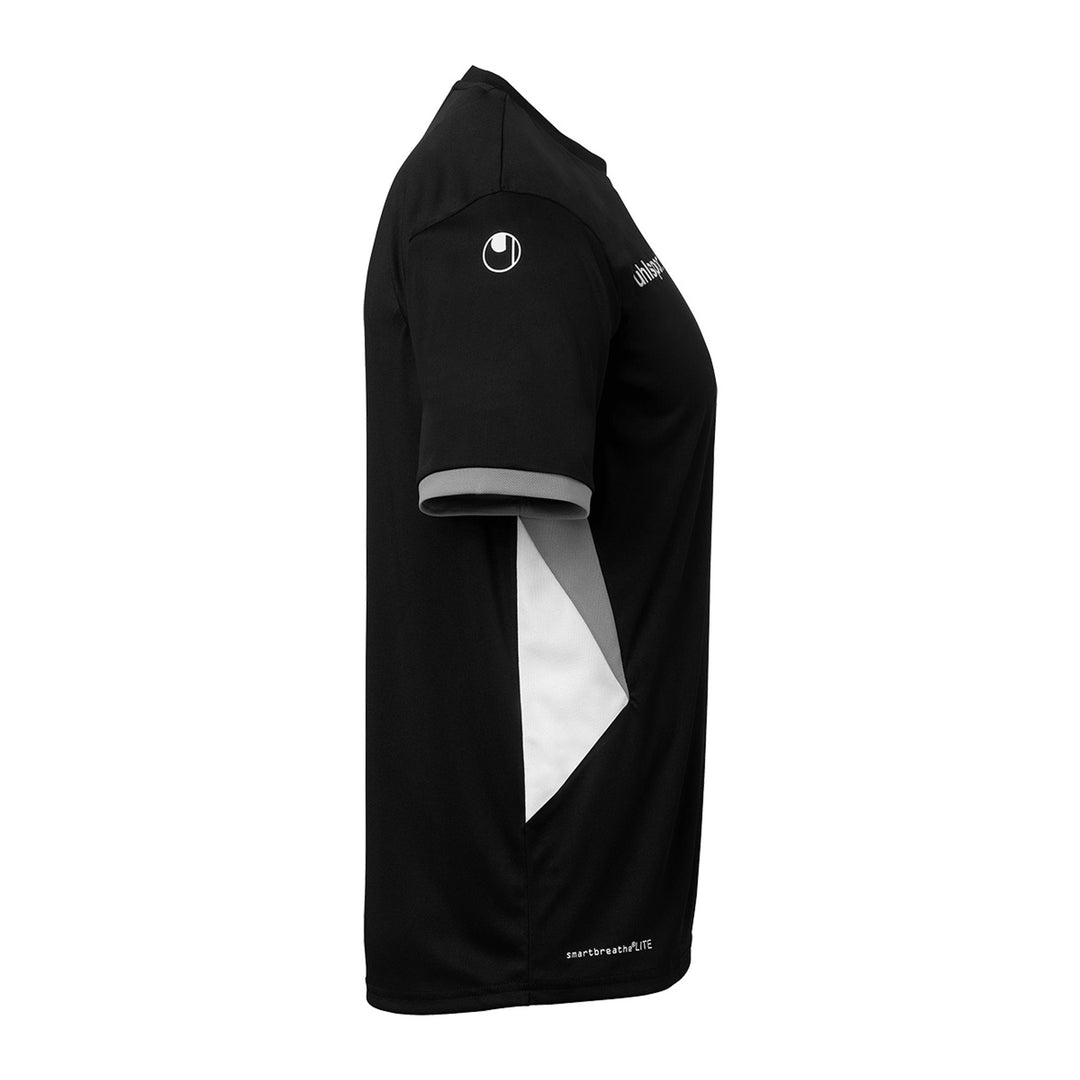 Uhlsport Equipe 29 Shirt Kurzarm - schwarz/weiß/steingrau