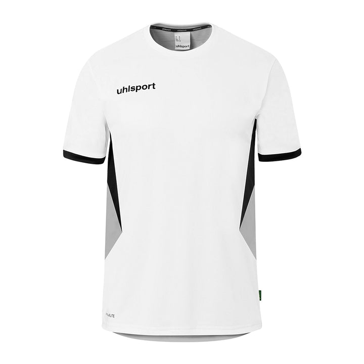 Uhlsport Equipe 29 Shirt Kurzarm - weiß/steingrau/schwarz