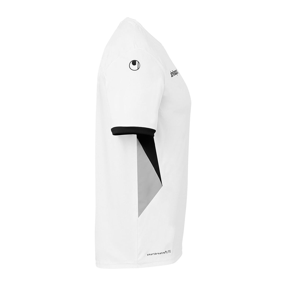Uhlsport Equipe 29 Shirt Kurzarm - weiß/steingrau/schwarz